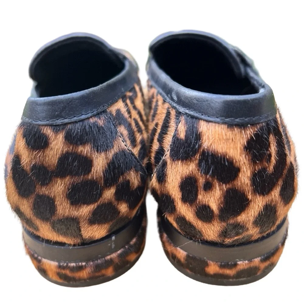 NWOB $139 Vionic Womens Sellah Calf Hair Animal Print Loafers - Picture 5 of 10